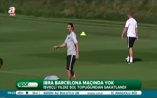 İbra Barcelona maçında yok