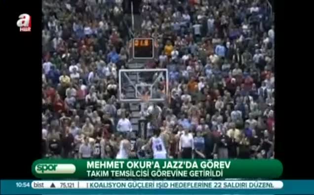 Mehmet Okur'a Jazz'da görev