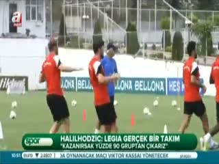 Halilhodzic: Legia gerçek bir takım