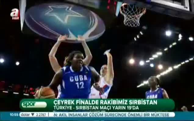 Çeyrek finalde rakibimiz Sırbistan