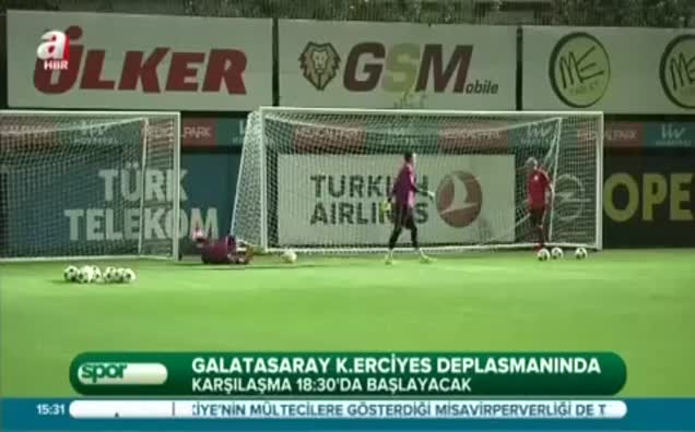 Galatasaray K.Erciyes deplasmanında