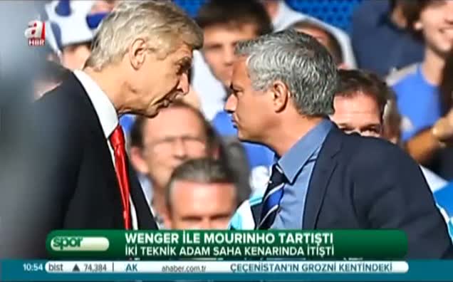 Wenger ile Mourinho tartıştı