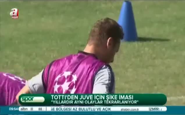 Totti'den Juve için şike iması