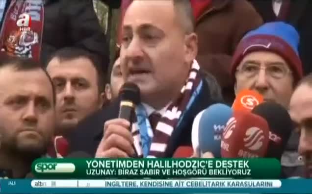 Yönetimden Halilhodzic'e destek