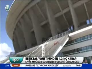 Beşiktaş yönetiminden ilginç karar