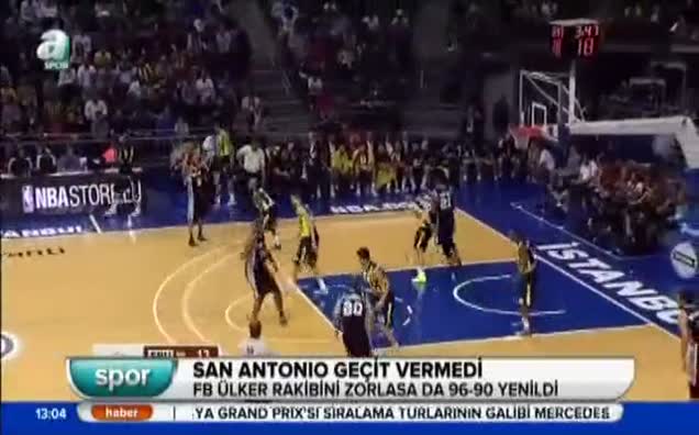 San Antonio geçit vermedi