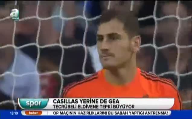 Casillas yerine De Gea