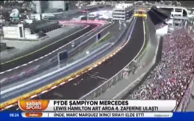 F1'de şampiyon Mercedes