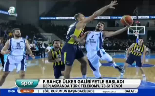 F.Bahçe Ülker galibiyetle başladı