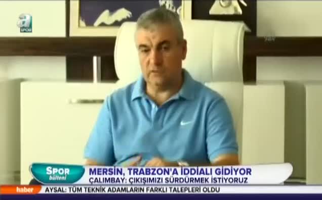 Çalımbay: Çıkışımızı sürdürmek istiyoruz