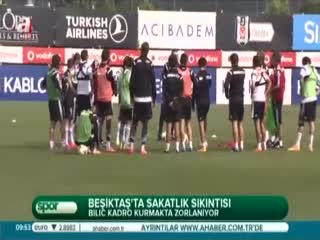 Beşiktaş'ta sakatlık sıkıntısı