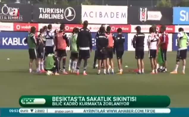 Beşiktaş'ta sakatlık sıkıntısı