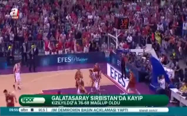 Galatasaray Sırbistan'da kayıp