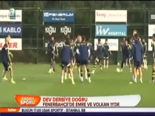 Fenerbahçe'de Emre ve Volkan 11'de
