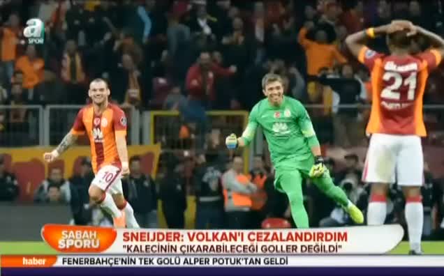 Sneijder: Volkan'ı cezalandırdım