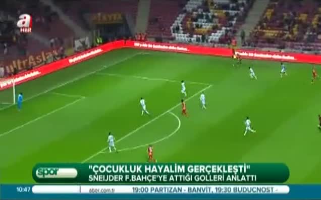 Çocukluk hayalim gerçekleşti
