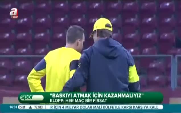 Baskıyı atmak için kazanmalıyız