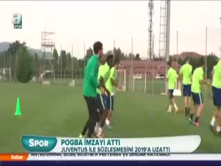 Pogba imzayı attı