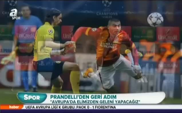 Prandelli'den geri adım