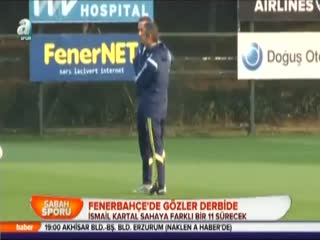 Fenerbahçe'de gözler derbide