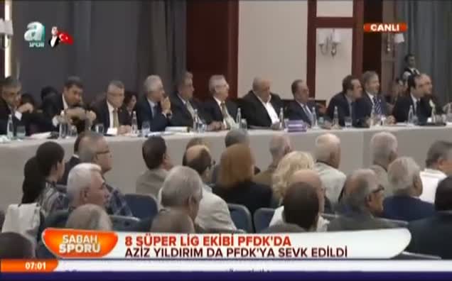 Aziz Yıldırım PFDK'ya sevk edildi