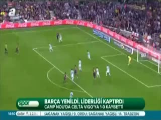Barça yenildi, liderliği kaptırdı