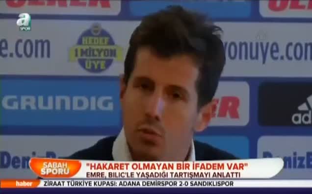 Emre kendini savundu