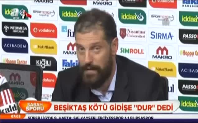 Beşiktaş kötü gidişe ''dur" dedi