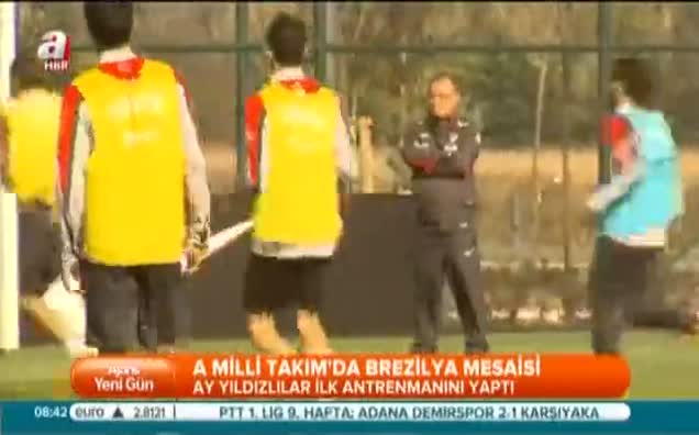 A Milli Takım'da Brezilya mesaisi