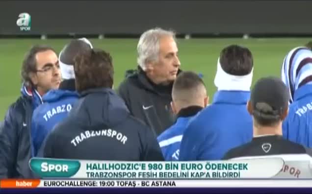 Halilhodzic'e 980 bin euro ödenecek