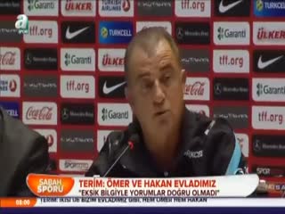 Terim'den basın toplantısı