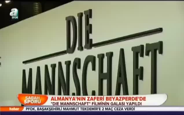 Almanya'nın zaferi beyazperdede