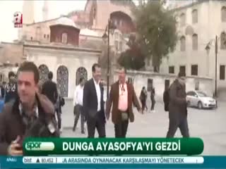 Dunga Ayasofya'yı gezdi