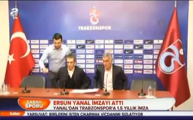 Ersun Yanal imzayı attı
