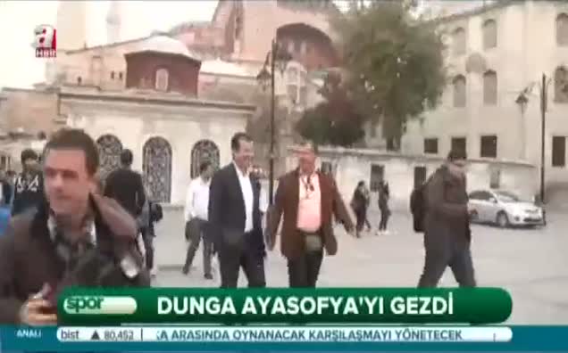 Dunga Ayasofya'yı gezdi