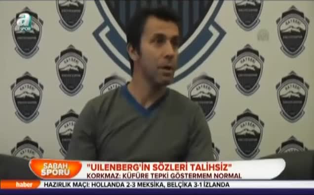 Korkmaz'dan Uilenberg'e yanıt