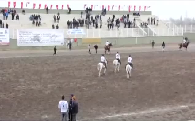 Erzurum'da cirit şöleni