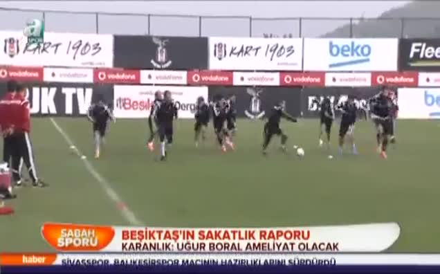 Beşiktaş'ın sakatlık raporu