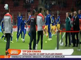 TFF'den kınama