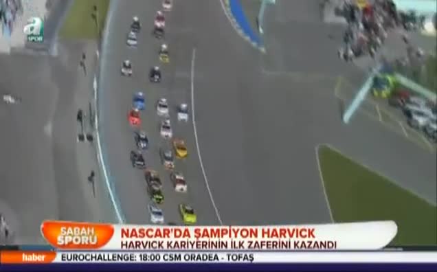 Nascar'da şampiyon Harvick