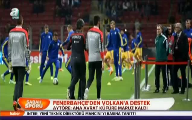 Fenerbahçe'den Volkan'a destek