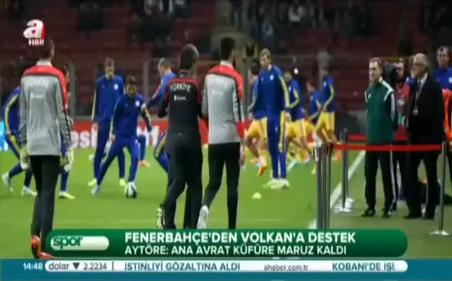 Fenerbahçe'den Volkan'a destek