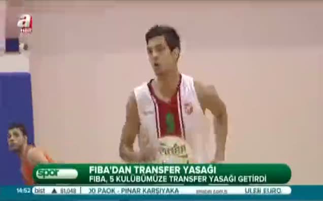 FIBA'dan transfer yasağı