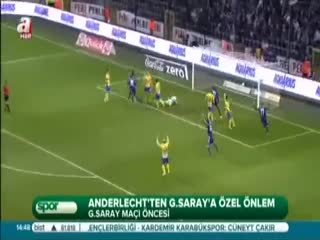 Anderlecht'ten G.Saray'a özel önlem