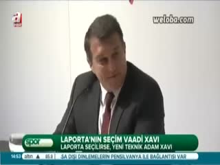 Laporta'nın seçim vaadi Xavı