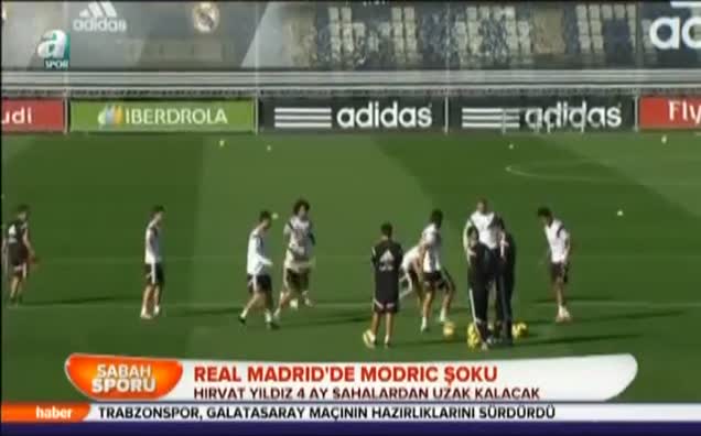 Real Madrid'de Modric şoku