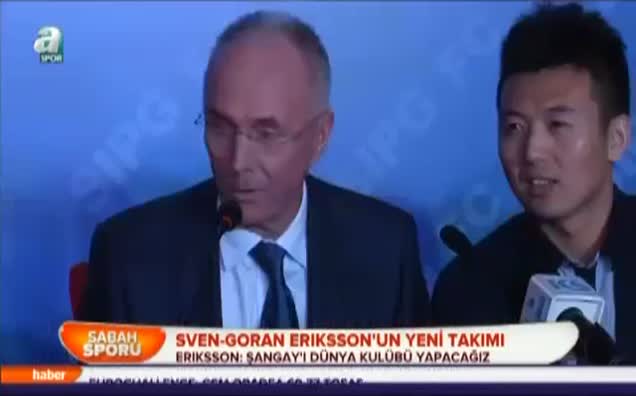 Sven-Goran Erıisson'un Çin turu