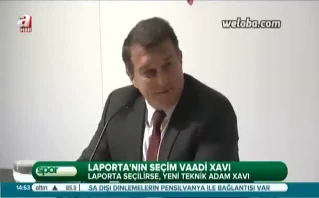 Laporta'nın seçim vaadi Xavı