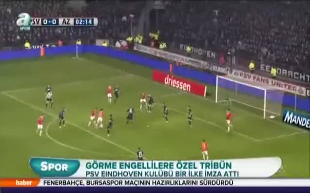 Görme engellilere özel tribün
