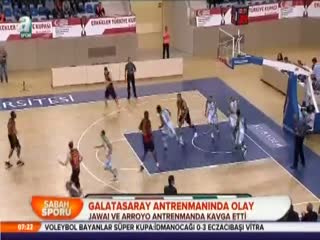 Jawai ve Arroyo antrenmanda kavga etti
